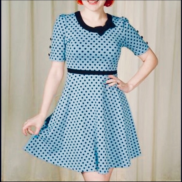 ⚫️ Polka dot pinup dress - Picture 3 of 5